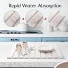 Diatomaceous Earth Water Absorption Mat for Kitchen & Bathroom - Drying & Draining Mat Coaster