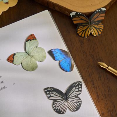 4pcs Pack Butterfly Magnetic Bookmark Reading Supplies Books Accessories Japanese Aesthetic Stationery Teacher Gift