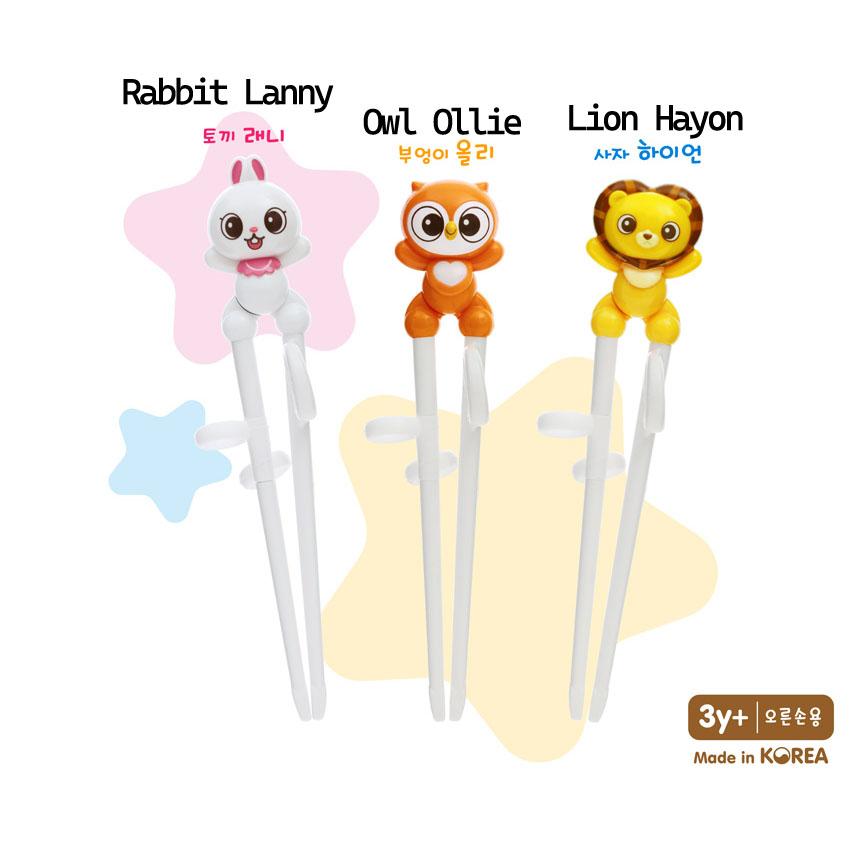 Edison Friends Training Chopsticks Step 1 Right-Handed – Rabbit Lenny