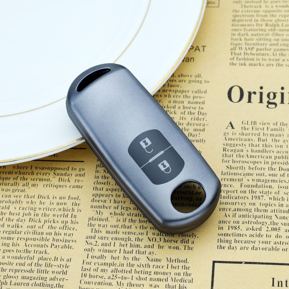 2/3/4 Buttons Tpu Car Key Cover For Mazda Cx-5 Cx-30 3 Axela 6 Atenza Cx-3 Cx-7 Cx-9 2 Demio - Car Key Case Key Chain