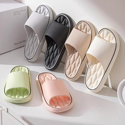 Women's Thick Platform Cloud Slippers Eva Soft Slides Men Summer Beach Flip Flops Women Shoes Non Slip Bathroom Home Slippers