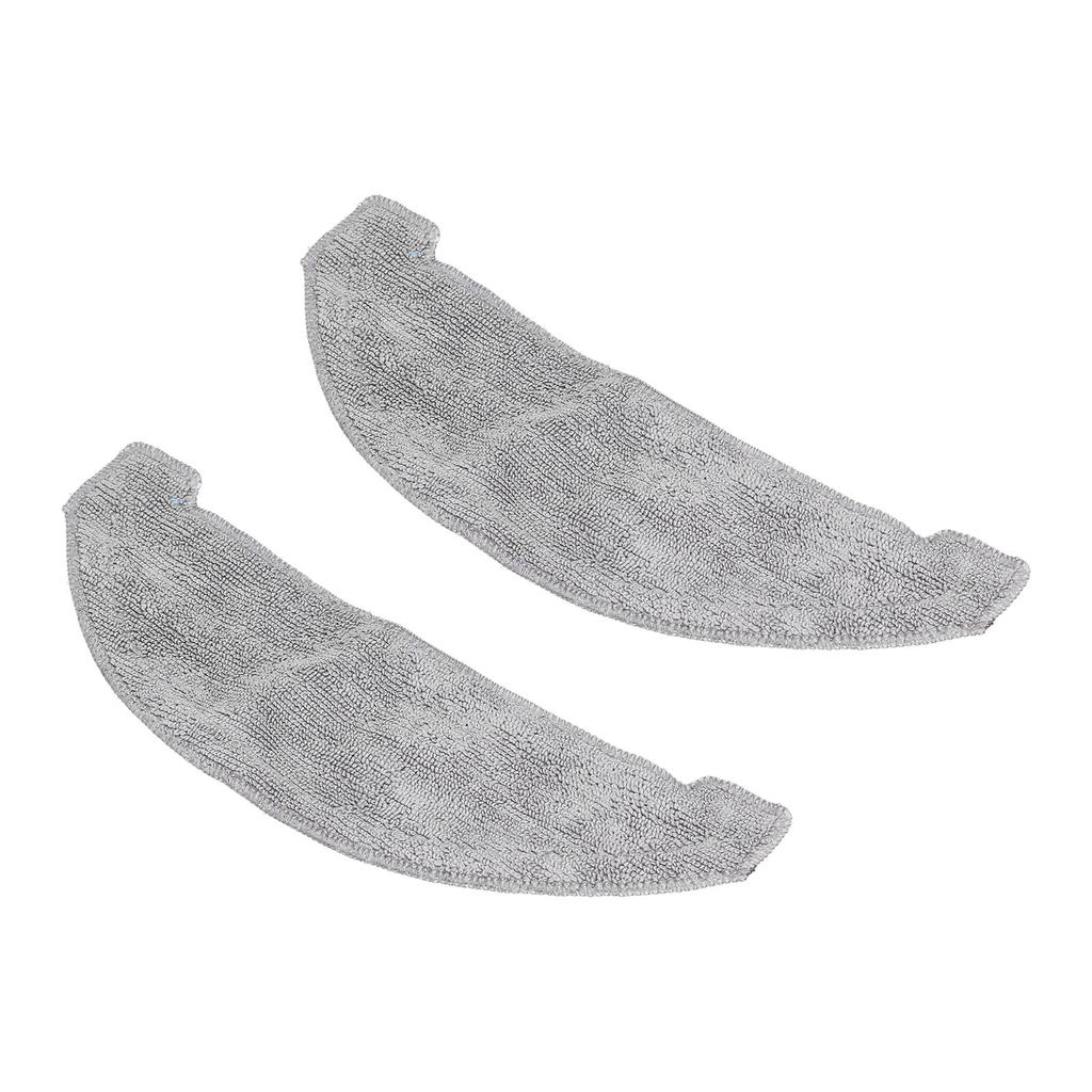 2PCS Mop Cleaning Pad Mopping Cleaning Cloth Replacement Fit for ROIDMI EVE Plus Robot Vacuum Cleaner