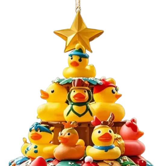 Christmas Pendant Duck Decor Holiday Party Favors Gift Festive Atmosphere Home Office Party Decorative Ornament