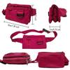 Multifunktionale Hüft-Körper-Hüfttasche für und Rote Tasche, Klein, Leicht, Schlank, Tasche, Laufen, Reisen, Wandern, Gehen, Arbeit, Mehr,