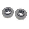 2x Upper Radiator Rubber Insulator Bushing For 09-19 Toyota Corolla 16523-0T080