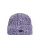 Bajal Safety Pin Fur Beanie Purple Grey