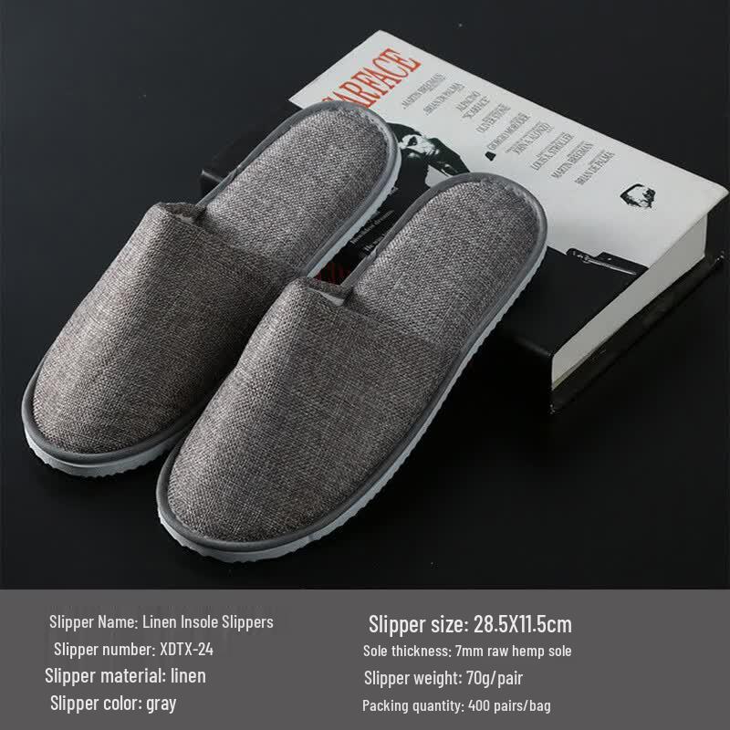 Disposable Linen Slippers