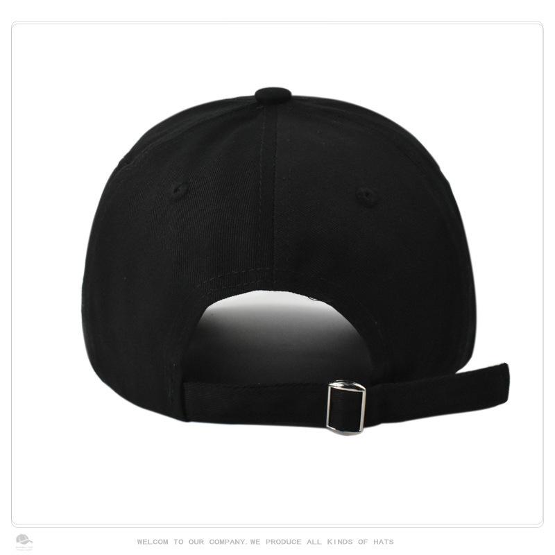 New Hat for Women Korean Style Trendy Personality Ripped Letter Embroidery Baseball Cap Spring and Summer Outdoor Sun Protection Baseball Cap