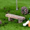 3 Stück Bänke Miniatur Ornamente Feengarten Bonsai Deko Puppenhaus Zubehör