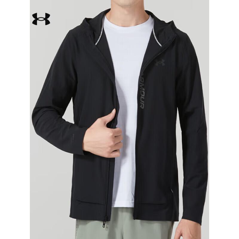 Under Armour Men s Slim Fit Hooded Running Jacket XXL