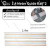 Electric Circular Saw Guide Rail 2000W Brushless Power Tool Precision Wood Cutting Adjustable Track Saw System 2pcs 1.4m