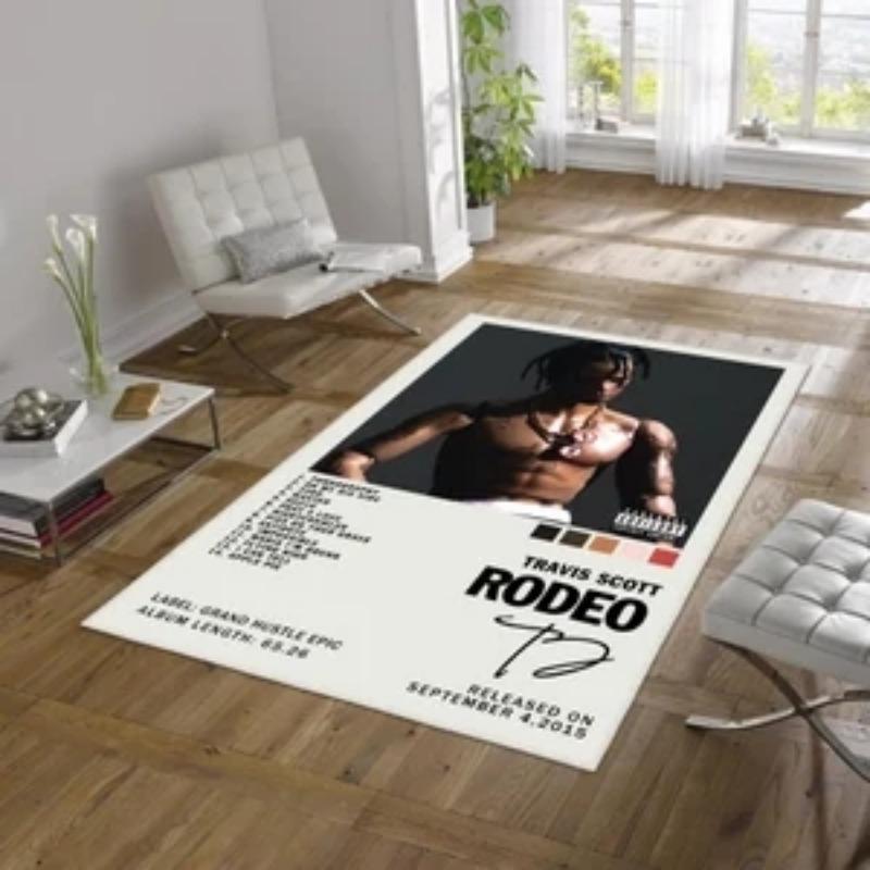 1 Stück Albumcover Teppich Modische und personalisierte Dekoration Heim-Interieur Teppich Lässt Ihren Raum cool aussehen Fußmatte