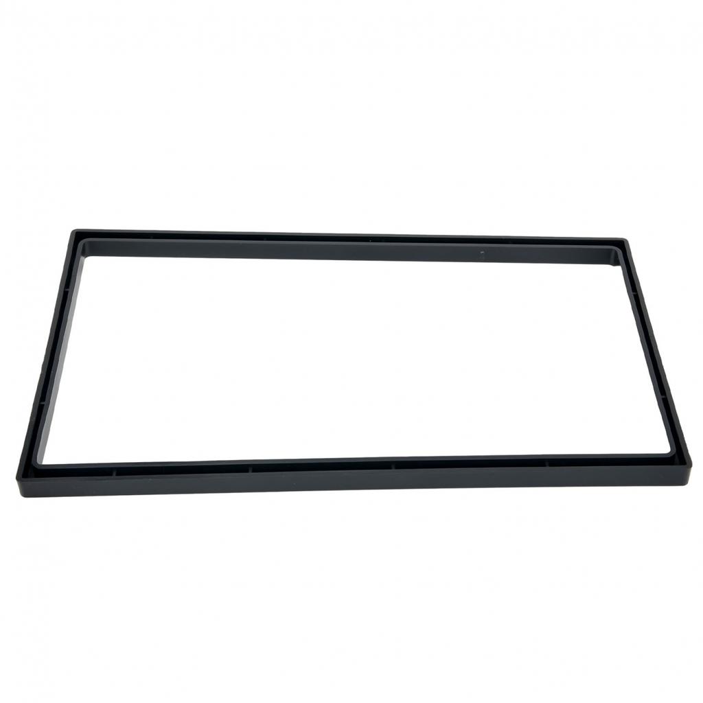New Radio Panel Ultra-thin 1pc 2 DIN Black Dashboard