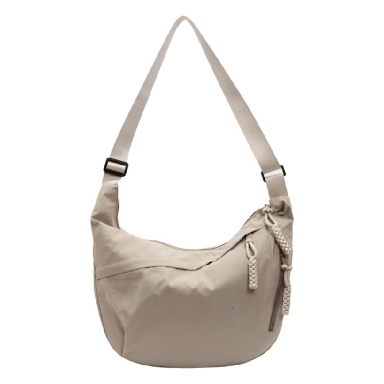Crescent Bag for Women Men Crescent Shoulder Bag Retro Canvas Crossbody Bag Slouchy Corduroy Dumpling Bags Purses Gifts