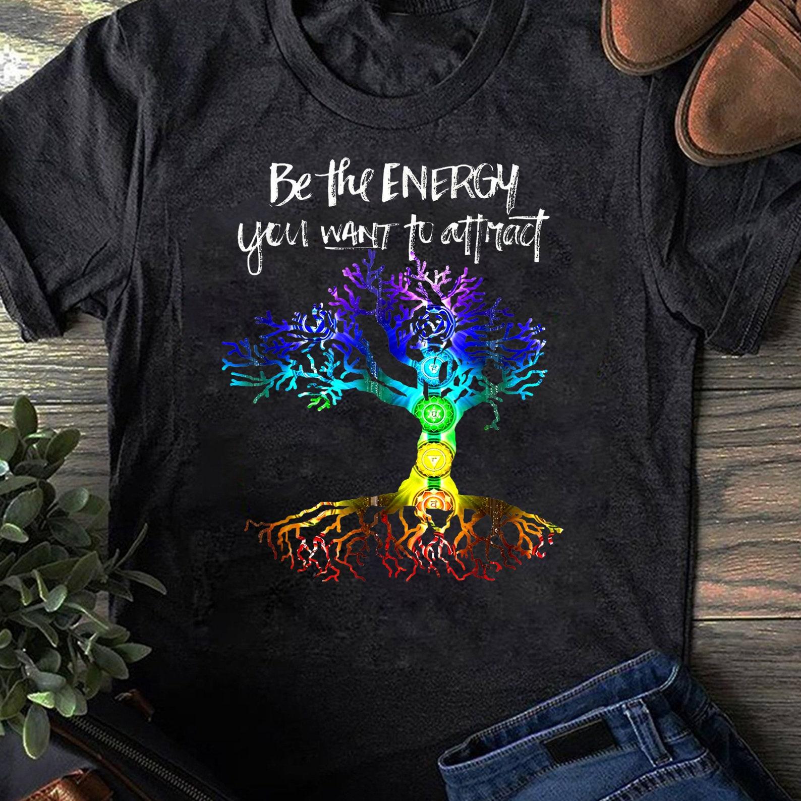 Chakra Tree of Life T-Shirt: Hippie Soul Peace Shirt S