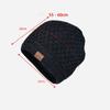 Autumn Winter Warm Ear Protection Cap Women Horsetail Hole Knitted Cap Wool Cap Sleeve Cap Skullies Beanies