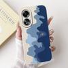For Oppo A58 4G Case CPH2577 Silicone Cute Cat Fashion Butterfly Flower Love Painted Shockproof Cover For Oppo A58 4G Phone Case
