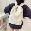 New Schoolbag Men's Leisure Campus Middle School Student Backpack Trend Lightweight Versatile Solid Color Travel Backpack Women