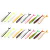 2Set Artificial Simulation Double Color Soft Silicone Lure Bait Fishing Accessory