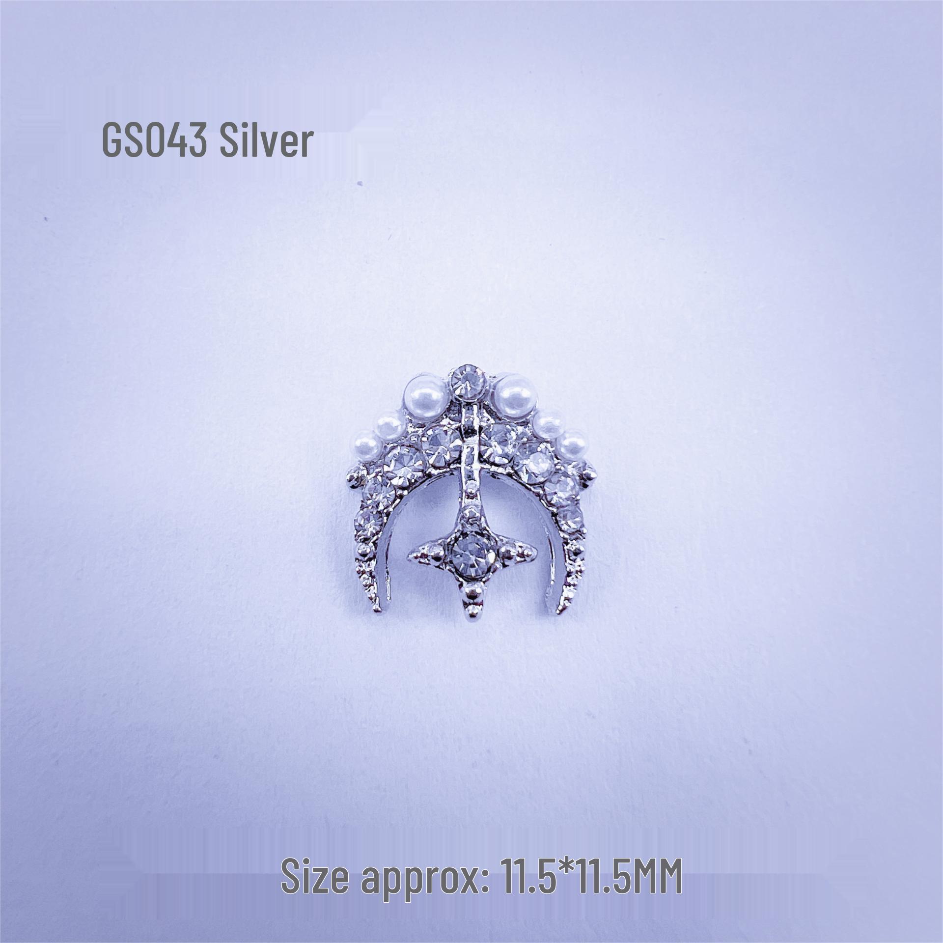 Xiaohongshu Moon Alloy Nail Art Decorations - Stylish, Elegant, and Luxurious.