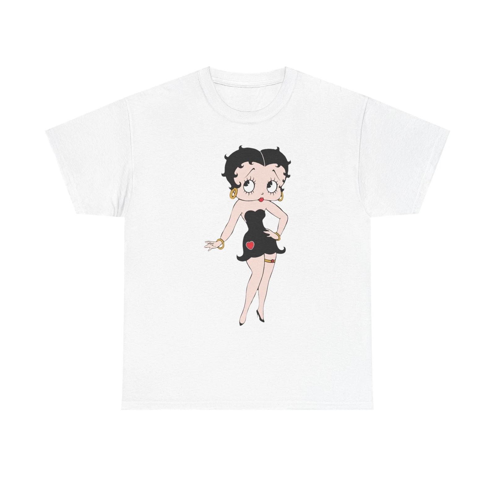 Men s and Women s T-shirts Betty Boop Graphic L