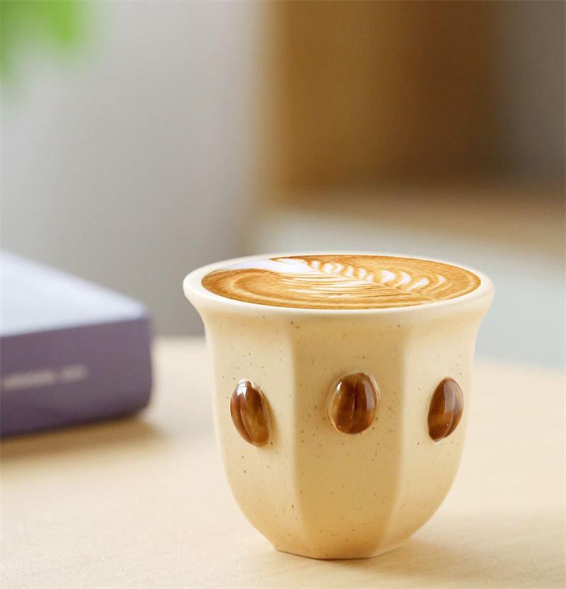 180ml Esspresso Cup Middle Eastern Style Ceramics Mugs Hand Held Espresso Cappuccino Latte Art Coffee Cup Teacup Chritmas Gifts
