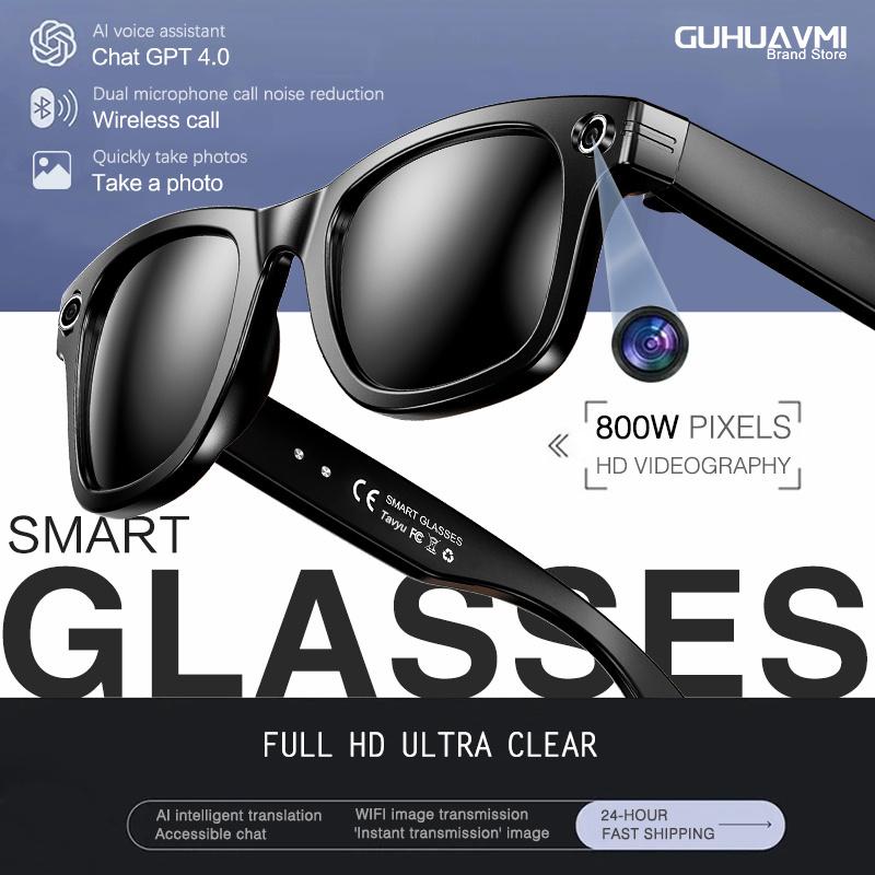 800W With Camera Smart Glasses Woman