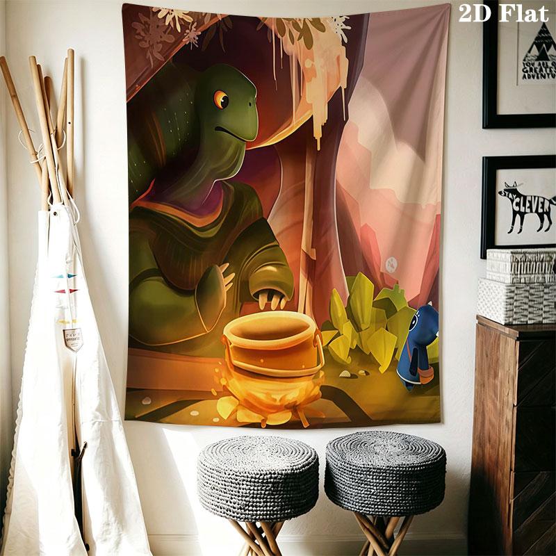 The Last Campfire Wall Hanging Printed Fabric Blanket Decorative Tapestries for Bedroom Living Room Home Decor