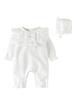 Baby Girls' Thick Velvet Princess Bodysuit Jumpsuit - Autumn/Winter Outerwear