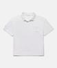 DESCENTE Women'S Cooling Woven Polo Short Sleeve T-Shirt White Sr122Pps31