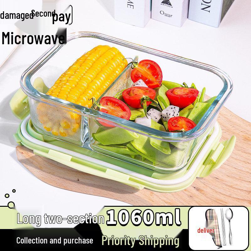 Qiwei Glass Microwaveable Lunch Box