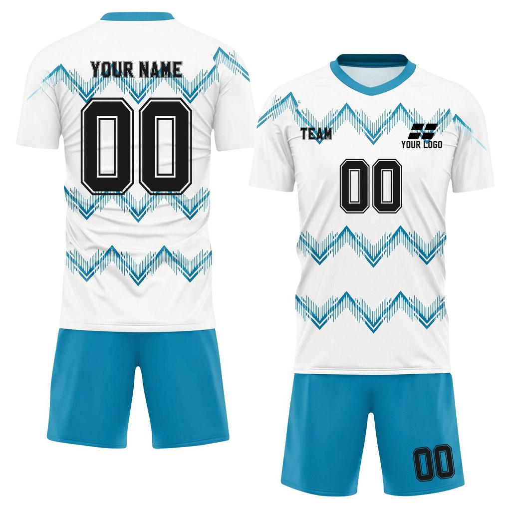 Personalised Shirts Kit Mens Girls With Name Number Custom Football Jerseys For Boys Training Suit