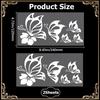 GORGECRAFT 2 Sheet Butterfly Car Decal Set Butterfly Vinyl Waterproof Sticker Women Car Stickers and Self Adhesive Reflective Decals for Car Bumper