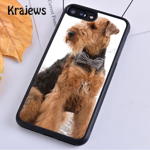 Krajews Airedale Terrier Dog Phone Case Cover For iPhone 17 Air 16 15 14 Plus 11 12 13 Pro Max Coque Shell Fundas
