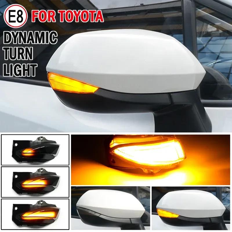 2pcs LED Dynamic Turn Signal Light Rear View Mirror Blinker Arrow For Toyota Corolla Sport 2019 2020 Sienta XP170 Yaris XP210
