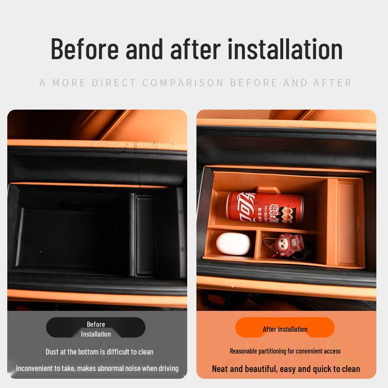Xiaomi YU7 Car Armrest Console Storage Box - Interior Modification Accessory