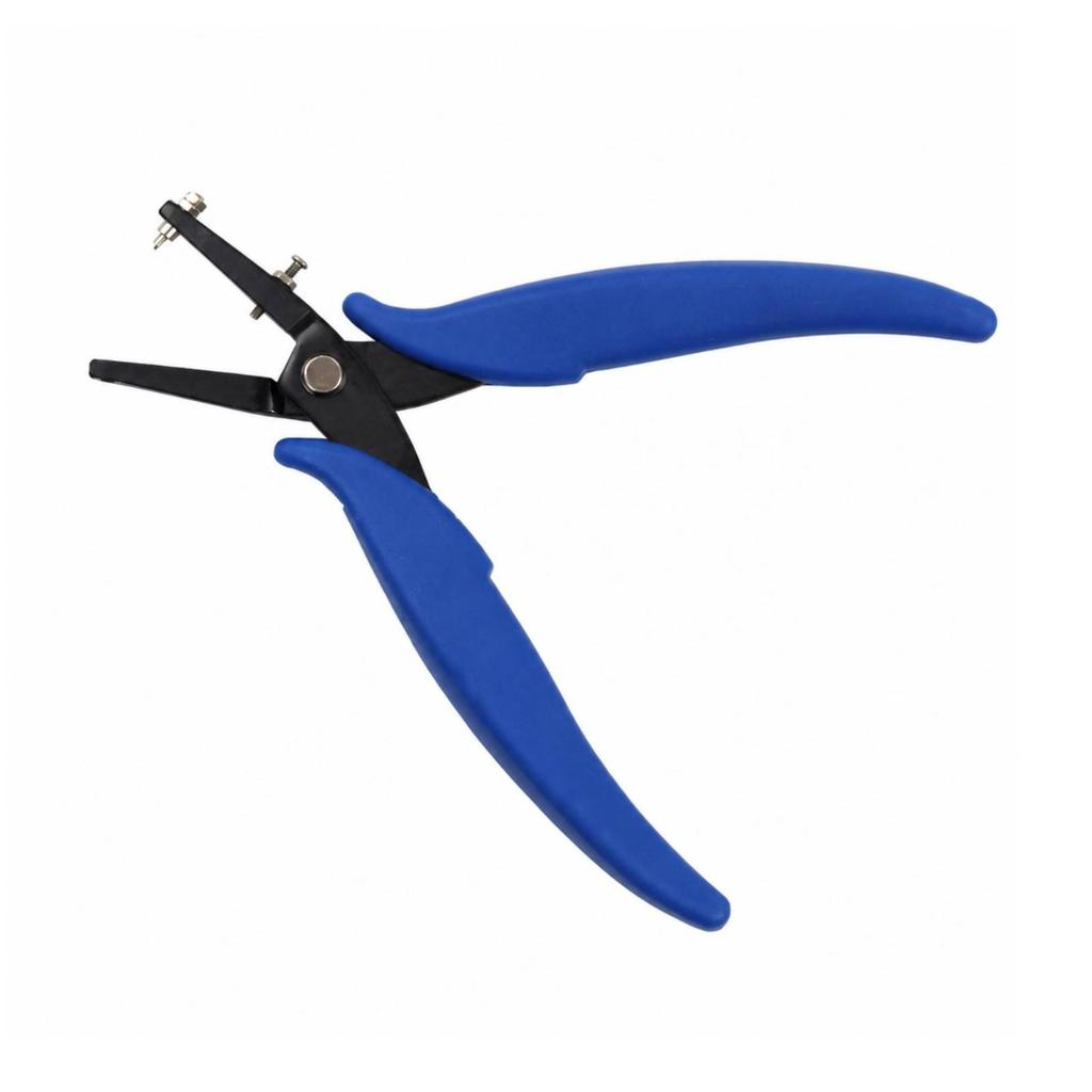 Handheld Steel Hole-Punch Ergonomic Hand Tool Versatile for Tag Making