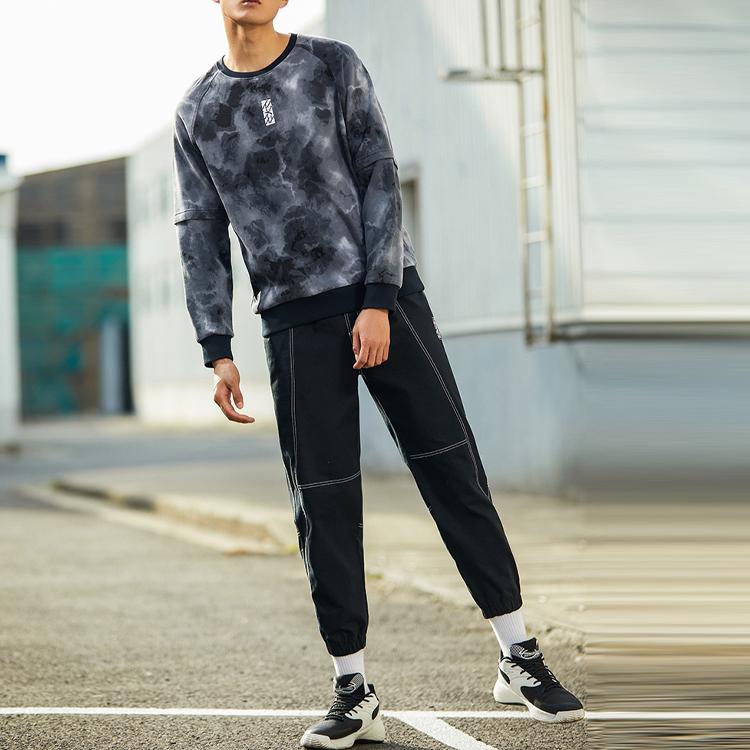 Anta Boom Print Casual Pants Men Bottoms Black 152211518-1