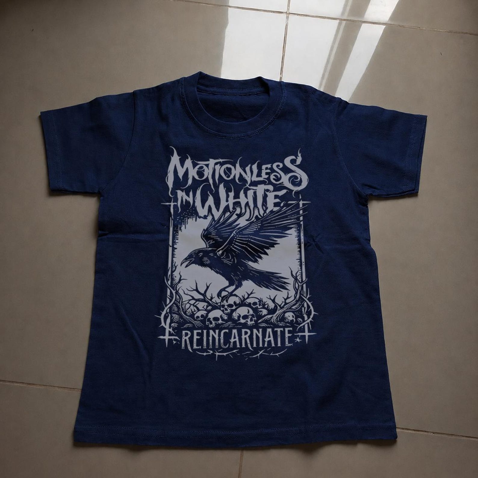 Motionless In White T shirt | Another Life Band Music Tee | Unisex Cotton Shirt M