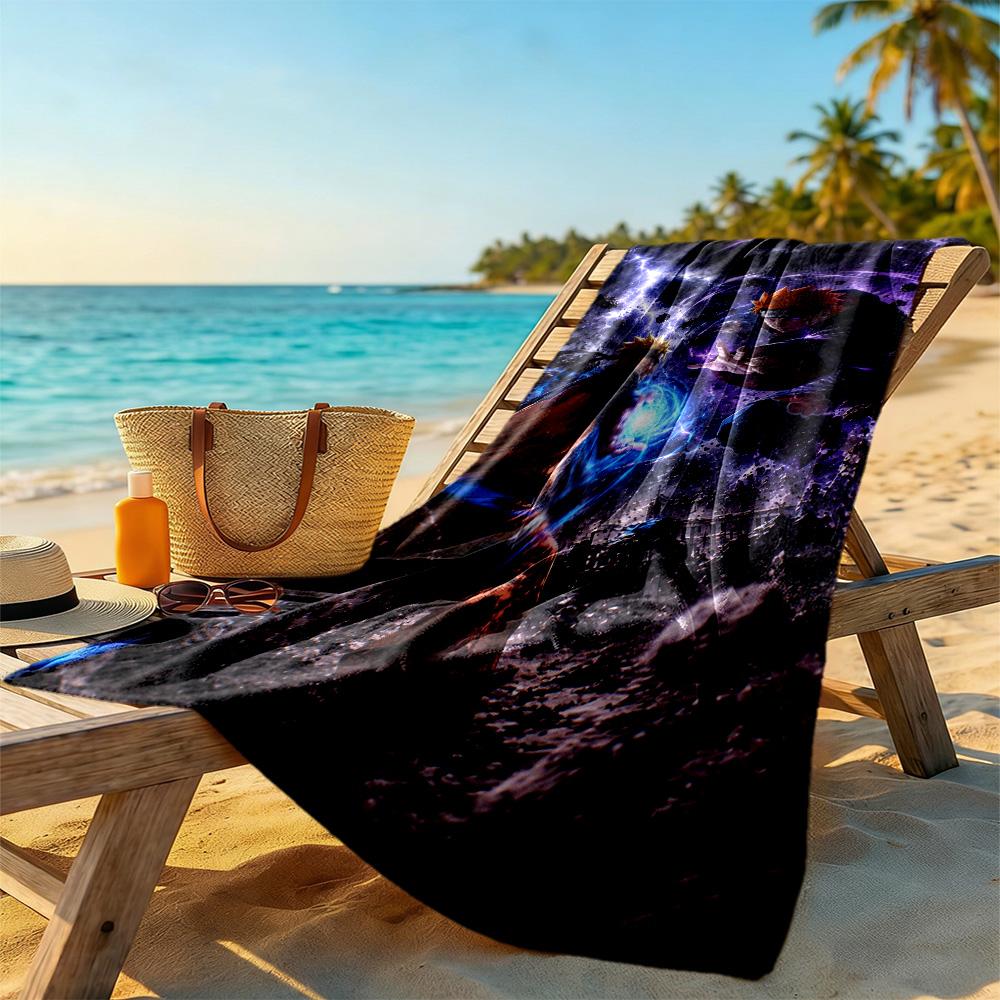 Naruto Beach Towel High Absorbency & Quick-Dry Comfortable Lightweight