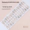 Cold White Nail Patches: Elegant Long Wear, Flash Diamond Design, 30 Handmade Pieces
