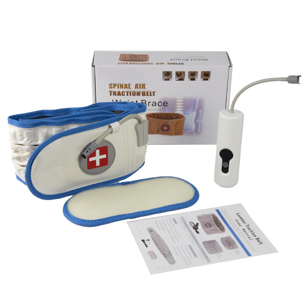 Electric Inflatable Lumbar Support Belt - Unisex Traction Brace for Spine Relief and Pressure Reduction