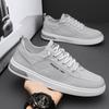 2025 Men's Odor-Resistant Casual Canvas Slip-On Shoes - Durable Flat Sport & Work Fashion Footwear