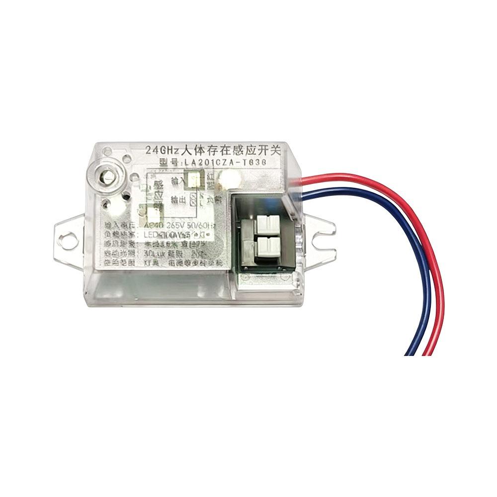 Transparent Shell Radar Presence Sensor Switch Auto On Off Light Control Switch  Indoor Lighting