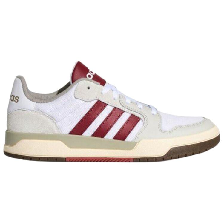 adidas ENTRAP Low Top Skateboard Shoes Unisex White Red KH8217