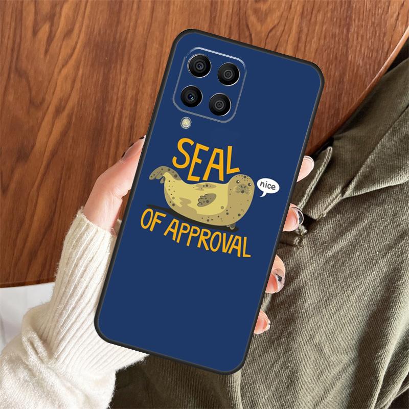 Baby Seals Case For Samsung Galaxy M12 M32 M52 M35 M55 M15 M11 M13 M14 M06 M16 M36 M56 M31 M53 M34 M54