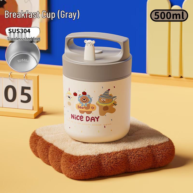 OLOEY Cartoon Insulated Stainless Steel Mug