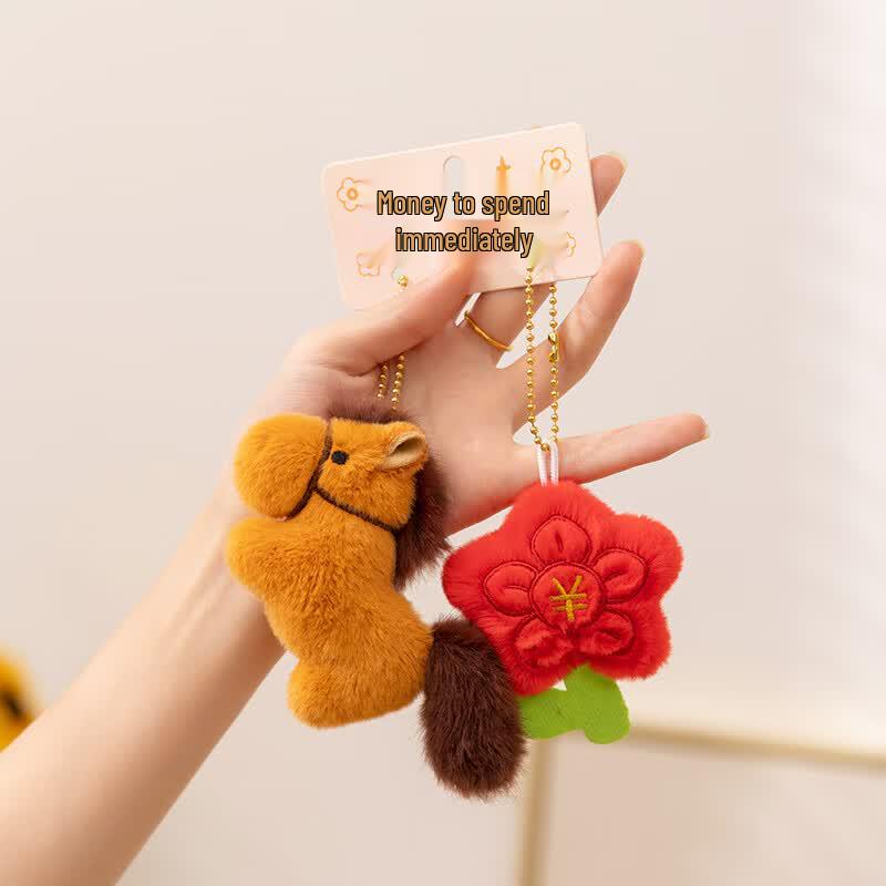 Auspicious Plush Keychains & Bag Charms