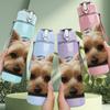 1PC Gentle Yorkshire Terrier 750ml Color Plastic Sports Water Bottle Leakproof Flip Straw Lid Suitable for Sports Office Home Use