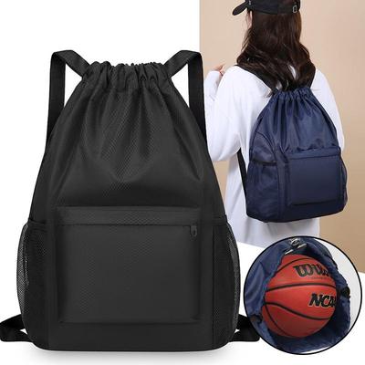 Lightweight Waterproof Sports Cinch Sack Drawstring Bag for Gym Basketball & Travel Unisex